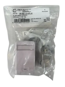 Metz 130B21D1APL-E Network Keystone RJ45 CAT6a Shielded Extension Box Jack **New**