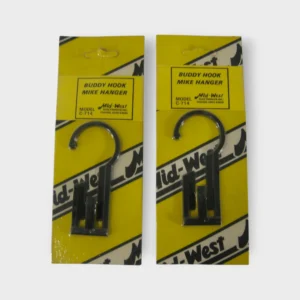 Mid-West Electronics C-714 Buddy Hook Mike Hanger CB Radio Black Mic Hook QTY 2