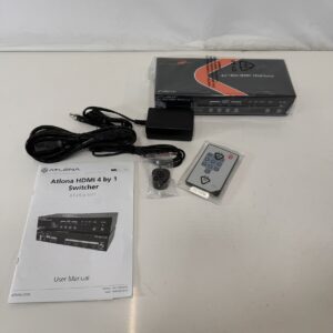 Atlona AT-HD4-V41 4X1 HDMI Switch with 3D, Arc and Ethernet