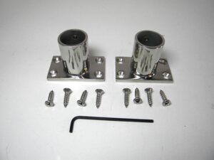 NavPod Stainless Steel Feet for 1.25" AngleGuard or StraightGuard - New-Old-Stock