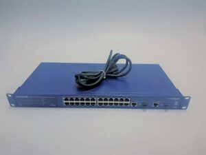 NetGear-FS726TP 24-Port 10/100 Smart Switch w/ 2 Gigabit Ports POE - Free US Shipping
