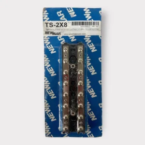 Newmar TS-2X8 - 100 Amp - 16 Terminal Strip W/ Insulating Cover **New**