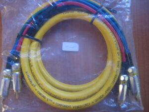 Wireworld Chroma 5 Component Video CRC 2.0B 4 FT Cable Oxygen Free Copper - Free Shipping