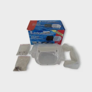Poly-Planar MA-840 Subcompact Marine Speakers x1 80 Watts (White) New Open Box Free US Shipping