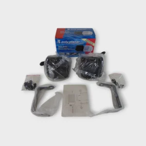 Poly-Planar MA-840 Subcompact Marine Speakers x2 80 Watts (Black) New Open Box Free US Shipping