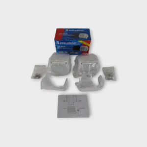 Poly-Planar MA-840 Subcompact Marine Speakers x2 80 Watts (White) New Open Box Free US Shipping