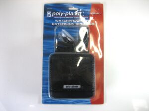 Poly-Planar MB-41 Waterproof VHF Marine Extension Audio Speaker Black New Old Stock 90 Day Warranty