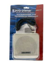 Poly-Planar MB-41 Waterproof VHF Marine Extension Audio Speaker - White **New**