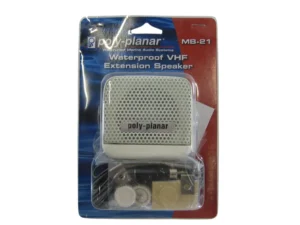 Poly-Planar MB21W Waterproof VHF Marine Extension Speaker (White) New-Old-Stock 90-Day Warranty