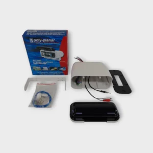 Poly-Planar WC-400 Stereo Weather Enclosure Polycarbonate White New Old Stock Free US Shipping