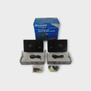 Pyramid Phase III Tenna Hi-Fi Three-Way Stereo Speaker System Model 4044 x2