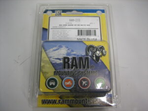 RAM Mounts RAM-233 319030 Rail Mount Adapter Kit for RAM-B-202 or RAM-203 *NEW*