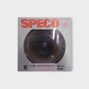 Speco G8CA20C 8" Speaker with 20 oz Magnet Air Suspension Coaxial New In Box Free US Shipping