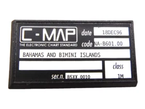C-Map C-Card Bahamas and Bimini Islands NA-B601.00 18 DEC 1996 Free US Shipping 90 Day Warranty
