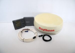 Raytheon 4kW 24" Radome - M92652 - w/ Raymarine RL70 ~ E52031 ~ 7" Monochrome Display ~ FULL SYSTEM!