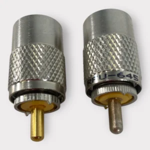 RF Industries RFU-645 Mini-UHF Male To UHF Male PL-259 Adapter **Lot of 2**