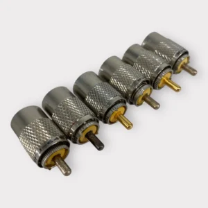 RF Industries RFU-645 Mini-UHF Male To UHF Male PL-259 Adapter **Lot of 6**