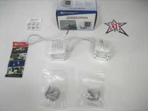 Rigid Industries Led Lighting 70211 Marine D2 Wide Beam Pair Surface Mount *NEW Open Box*