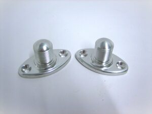 Rupp *LOT OF 2 NEW* 09-1263-23 Flat Mount Threaded Standoffs - 7/8"-14 Thread