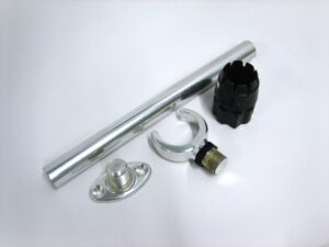 Rupp PAK-0004 Threaded Antenna Support Flat Mount - 1.5" ID Collar 12" 3/4" Pipe