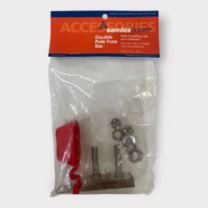 Samlex DC-FB-2 Double Pole 300A Fuse Bar W/ Insulating Cap **New**