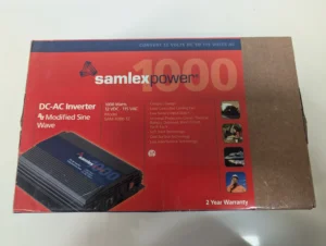 Samlex SAM-1000-12 Modified Sine Wave Inverter 12VDC Input 115VAC Output 1000W NEW