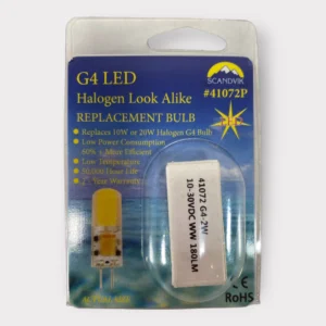Scandvik 41072P G4 Warm White COB LED Replacement Bulb 10-30VDC **Lot of 2**
