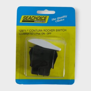 Sea Choice 12971 Contura Rocker Switch Illuminated 2 Position ON-OFF 20A 12VDC NEW