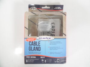 Seaview CGM17A-B Black Anodized Aluminum Cable Gland-NEW- Open Box