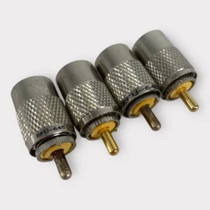 RF Industries RFU-645 Mini-UHF Male To UHF Male PL-259 Adapter **Lot of 4**