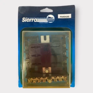 Sierra International FS40420 ATO/ATC 6-Gang Fuse Box W/ Ground Bus Bar **New**