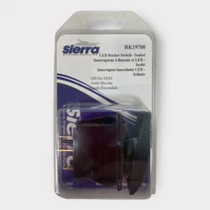 Sierra Marine RK19700 Red LED SPST Off/On Rocker Switch - 12V **New**