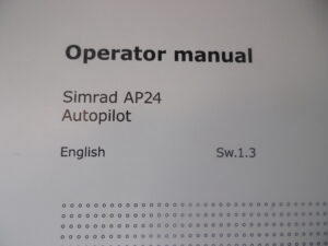 Simrad AP24 Autopilot Operator Manual–English