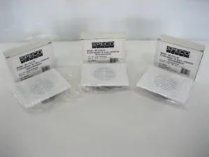 Speco FSG-35 Flush Mount In-Wall Speakers 8 Ohm 15 Watt *Lot Of 3 Speakers* New Old Stock