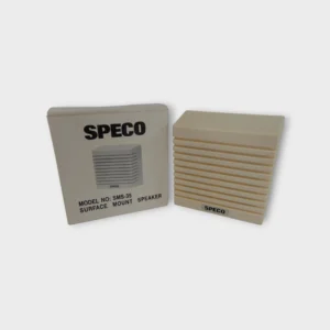 Speco SMS-35 Surface Mount Speaker 15W White New Old Stock Free US Shipping 90 Day Warranty