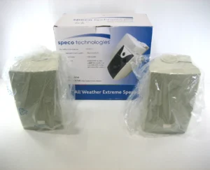 Speco SP6AWXW 6.5" All-Weather Extreme Indoor/Outdoor Wall Mount Speakers White Housing