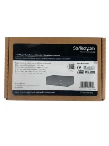 StarTech ST222MX 2x2 High Resolution Matrix VGA Video Switch **New**