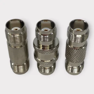 TNC Female To TNC Female Double Barrel Coaxial Connector Adapter **Lot of 3**