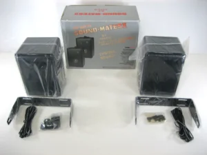 Speco DMS-6 Dual 3-Way Bookshelf Speaker System (Black) 90 Day Warranty *New-Old-Stk*