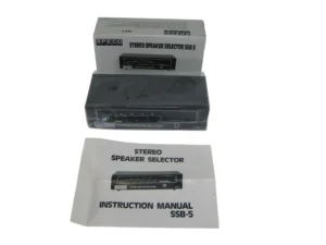 Speco SSB-5 Stereo Speaker Selector w/Headphone Jack New-Old-Stock 90-Day Warranty