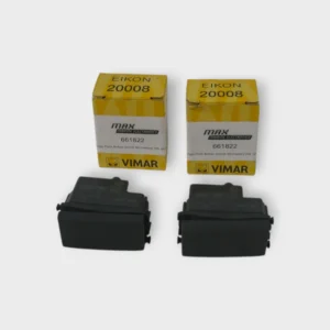 Vimar Eikon 20008 Single Push Button Switch Momentary ON 1P NO 10A 250V QTY2