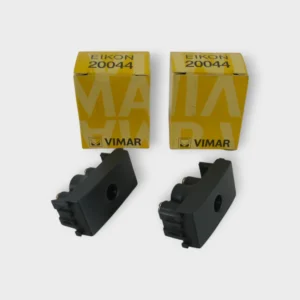 Vimar Eikon 20044 Cable Outlet With Cord Grip Gray NEW QTY 2