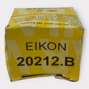 Vimar Eikon 20212.B French SICURY Socket Outlet 2P+E 250VAC/16A - White **New**