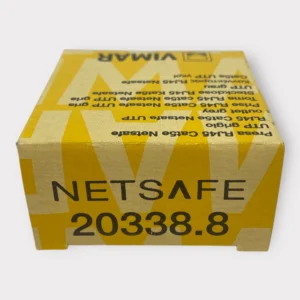 Vimar Eikon 20338.8 RJ45 Cat5e Netsafe UTP Outlet - Grey **New**