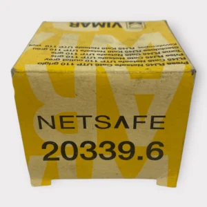 Vimar Eikon 20339.6 RJ45 Cat6 Netsafe UTP110 Outlet - Grey **New**