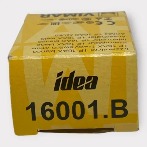 Vimar Idea 16001.B SPST On/Off Switch - 250VAC/16AX - White **New**