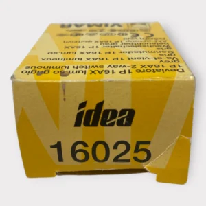 Vimar Idea 16025 1P 2-Way Switch Luminous - 250VAC/16AX - Grey **New**