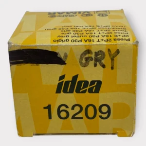 Vimar Idea 16209 Italian P30 SICURY Socket Outlet 2P+E 250VAC/16A - Grey **New**