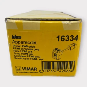 Vimar Idea 16334 Socket Outlet W/ HDMI 2.1b Connector - Grey **New**
