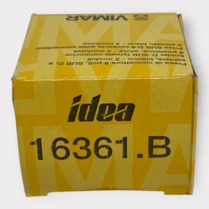 Vimar Idea 16361.B 9-Pin Solder D-Sub Female Socket Connector - White **New**
